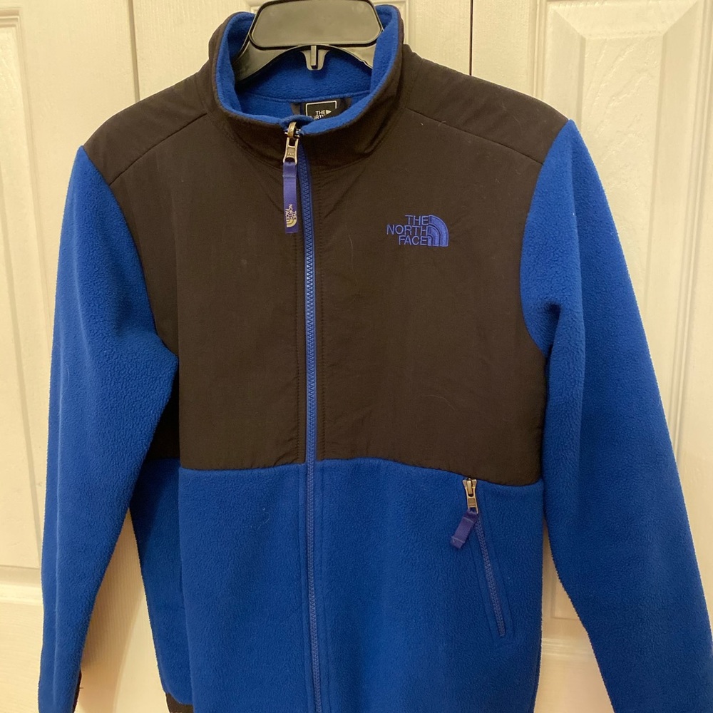 Boys North Face Jacket Blue